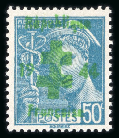 Stamp of France » Libération Provins (Seine et Marne): Type Mercure, Mayer n°1M/9a