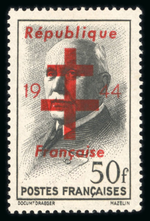 Stamp of France » Libération Provins (Seine et Marne): Type Pétain, Mayer n°44 **,