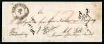 Stamp of Austria » Bohemia (Böhmen) 1852, AUSTRIA BOHEMIA CZECH LANDS Pardubitz decorated envelope