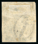 Stamp of Indian States » Jind 1874 8a slate-blue used, good to large margins