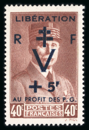 Stamp of France » Libération Provins (Seine et Marne): Type Pétain, Mayer n°52-53a-54-55
