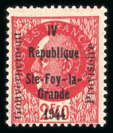 Stamp of France » Libération Sainte Foy La Grande (Gironde): Type Pétain, Mayer