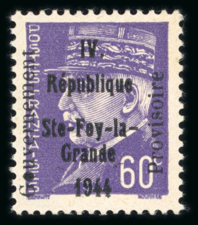Stamp of France » Libération Sainte Foy La Grande (Gironde): Type Pétain, Mayer