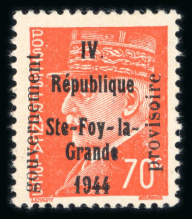 Stamp of France » Libération Sainte Foy La Grande (Gironde): Type Pétain, Mayer