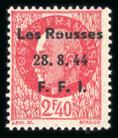 Stamp of France » Libération Les Rousses (Jura): Type Pétain, référencé Mayer en
