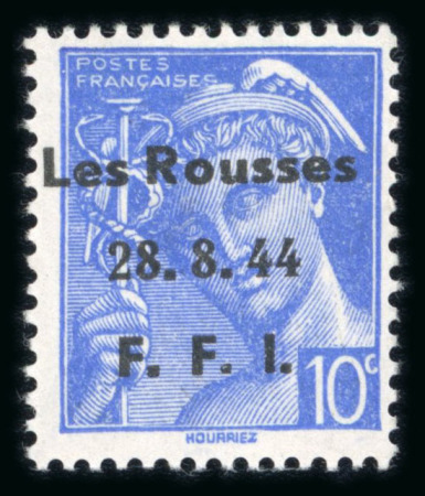Stamp of France » Libération Les Rousses (Jura): Types Mercure, Pétain, série Mayer