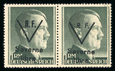 Stamp of France » Libération Saverne (Bas Rhin): Hitler, Mayer n°1/20 **, type I