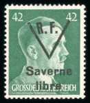 Stamp of France » Libération Saverne (Bas Rhin): Hitler, divers numéros Mayer **