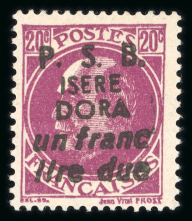 Stamp of France » Libération Maquis Isère-Dora (Isère): Type Pétain, Mayer n°1 *,
