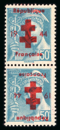 Stamp of France » Libération Provins (Seine et Marne): Types Mercure, Pétain, lot