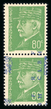 Stamp of France » Libération Decazeville (Aveyron): Type Pétain, Mayer n°12c, variété