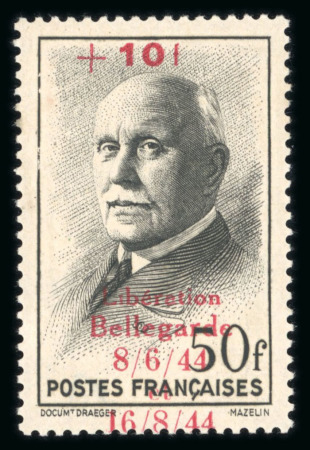 Stamp of France » Libération Bellegarde (Ain): Type Pétain, série Mayer N°1/6 **