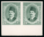 Stamp of Egypt » 1922-1936 King Fouad I Definitives » Issued Stamps 1922 King Fouad issue, essays and color trials