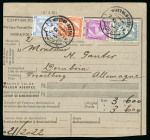 Stamp of Egypt » Collections 1880-1937, a very fine group of 22 letters and parcel cards franked with Egyptian Sphinx and Pyramid