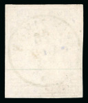 Stamp of Switzerland / Schweiz » Sitzende Helvetia Ungezähnt 1854-62 Strubel, 3 weissrandige Marken mit schönen Entwertungen