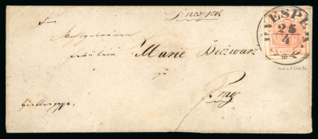 Stamp of Austria » Bohemia (Böhmen) 1856 + - Bohemia, Austria Czechoslovakia DNESPEK cover