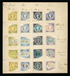 Stamp of Australia » New South Wales 1854-59 New South Wales Perkins Bacon proofs sheet of 20