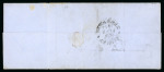 Stamp of Australia » New South Wales 1851-55 New South Wales 2d worn plate bottom margin Sidney to Brisbane waters