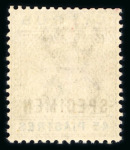 Stamp of Cyprus » King Edward VII Issues 1902-04 1/2pi to 45pi complete mint set of ten, showing SPECIMEN