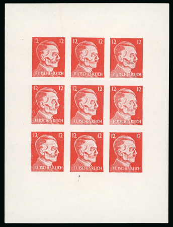 Stamp of France » Libération Faux de Propagande: Futsches Reich Mayer n° 2b (2 charnières