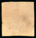 Stamp of India » 1852 Scinde Dawk 1852 Scinde Dawk 1/2a white, imperforate with obliteration cleaned