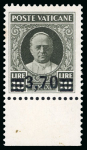 Stamp of Italy » Vatican State 1934 Provisional set of six, mint nh, each with sheet
