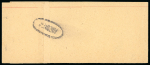 Stamp of Persia » Postal Stationery 1888 Postal Wrapper Lion 1ch red on brownish paper,