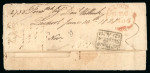 Stamp of India » Postal History London 1828, entire letter datelined 9 June sent to Calcutta, endorsed “p. Columbia”