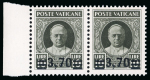 Stamp of Italy » Vatican State 1934 Provisional set of six, mint nh left sheet marginal