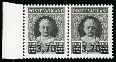 Stamp of Italy » Vatican State 1934 Provisional set of six, mint nh left sheet marginal