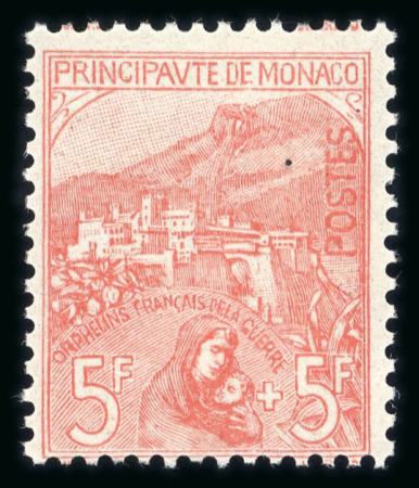 Stamp of Colonies françaises » Monaco gomme non origine -