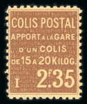 Stamp of France » Colis Postaux 1933, apport à la gare, Y&T n° 97 *, cote 2'000€, TB.