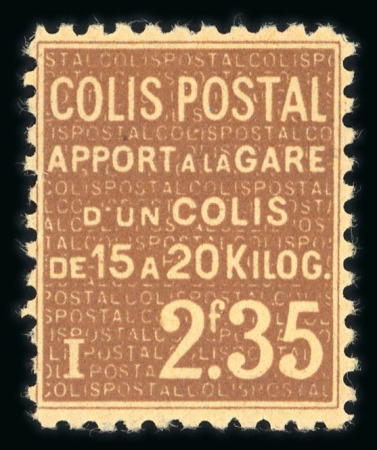 Stamp of France » Colis Postaux 1933, apport à la gare, Y&T n° 97 *, cote 2'000€, TB.