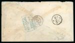 Stamp of Great Britain » British Post Offices Abroad » Peru CALLAO (Peru): 1876 Envelope from Callao to Genoa,