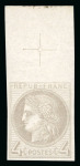 Stamp of France » Emission Cérès 1871-72 1871, type Cérès, YT n° 52B * non dentelé, superbe