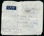 Stamp of India » Airmails 1936 3 airmail crash covers, “Scipio” crash cover 22 August