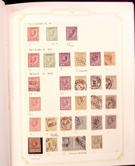 Stamp of Large Lots and Collections Surinam: 1873-1975 Collection in one album showing
