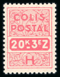 Stamp of France » Colis Postaux 1945, timbres de majoration, série non émise Y&T n°