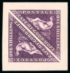 Stamp of South Africa » Cape of Good Hope 1902-29 reprints (proofs) in pairs for 6d in black and in carmine, also 1s in violet