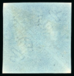 Stamp of South Africa » Cape of Good Hope 1853 4d deep blue on deeply blued paper in pair with clear to large margins, used