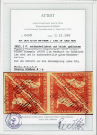 Stamp of South Africa » Cape of Good Hope 1853 1d brown-red on slightly blued paper in block of four, used