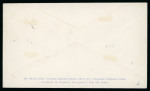 Stamp of Aerophilately » Rocketmail 1933 Herta rocket (GZ-01b) two envelopes bearing Zucker Rocket stamps 1 Mark and 3 Mark