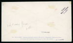 Stamp of Aerophilately » Rocketmail 1933 Herta rocket (GZ-01b) two envelopes bearing Zucker Rocket stamps 1 Mark and 3 Mark