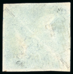 Stamp of South Africa » Cape of Good Hope 1853 4d deep blue on slightly blued paper in pair, large margins, used