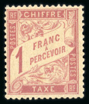Stamp of France » Timbres-Taxe 1893-1935, timbre taxe Y&T n° 39  **, signé Calves.