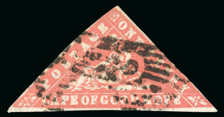 Stamp of South Africa » Cape of Good Hope 1861 1d vermilion on laid paper fine used