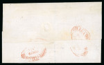 Stamp of South Africa » Cape of Good Hope 1861 4d pale milky blue with just touched to good margins, on cover