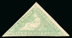 Stamp of South Africa » Cape of Good Hope 1863 1s pale emerald-green mint h.r.