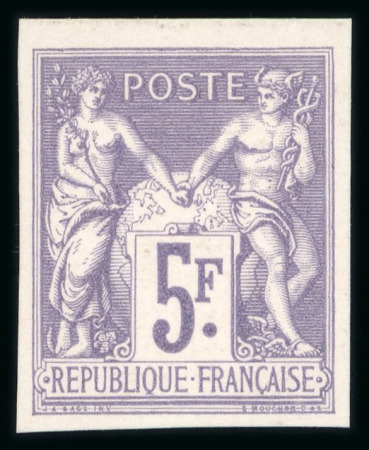 Stamp of France » Type Sage 1876-1900 1887 - Type Sage Série complète des Régents du 1 centime