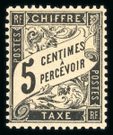 Stamp of France » Timbres-Taxe 1859-1884, belle et assez peu commune collection